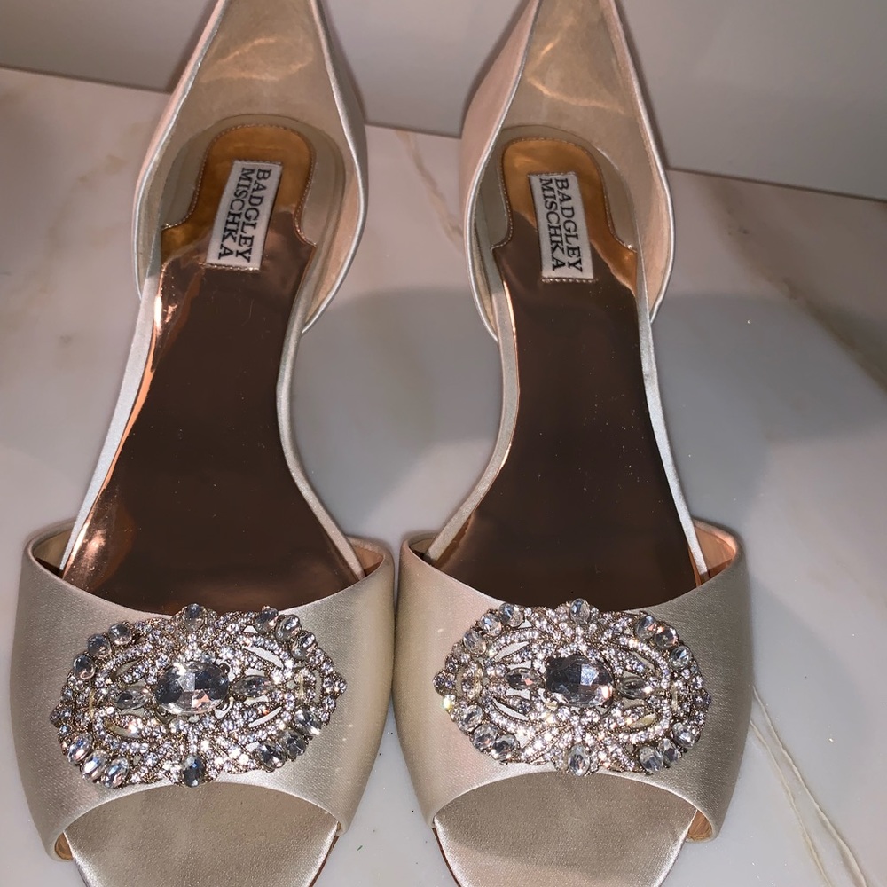 Silk D’Orsay Kitten Heel